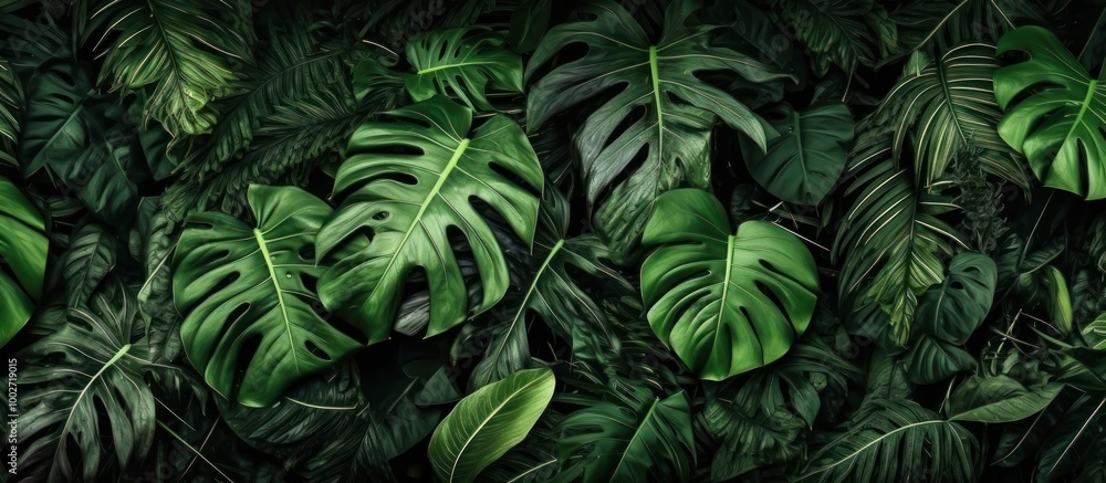 Tropical Leaf Texture: A Lush Green Tapestry Tropical Leaf Texture: A Lush Green Tapestry