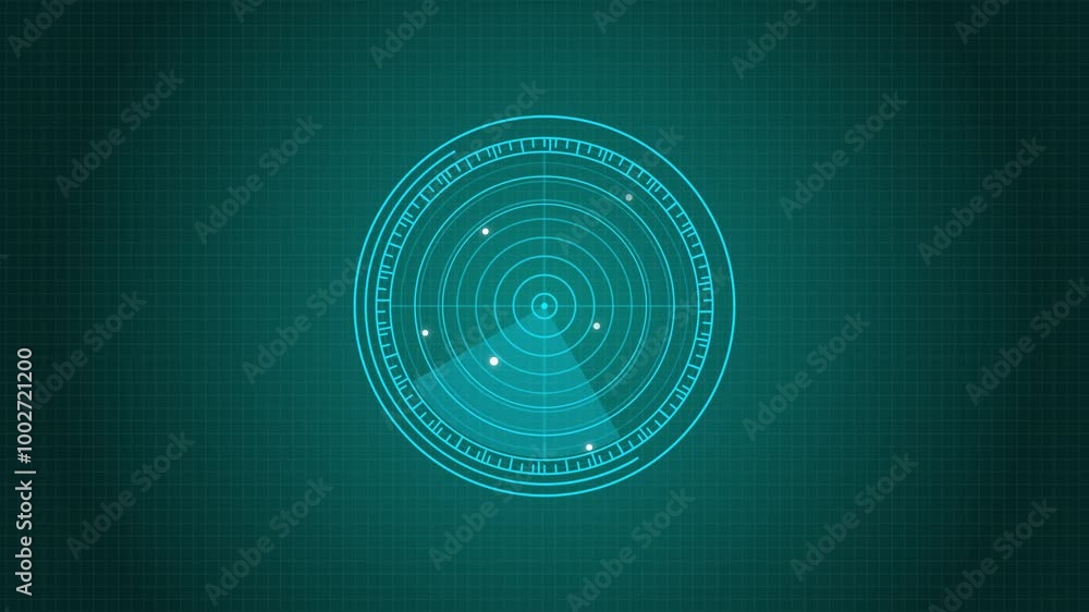 Circular HUD Animation on Background. 4k Animation Circular HUD Animation on Background. 4k Animation
