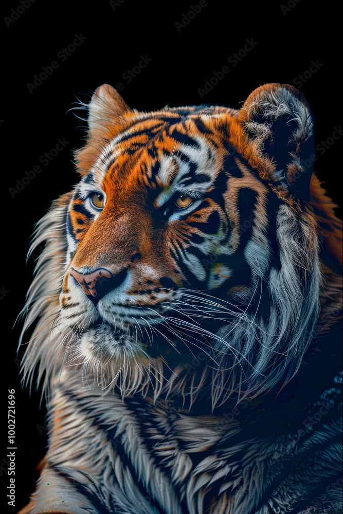 Fototapeta premium Close up of tiger headshot