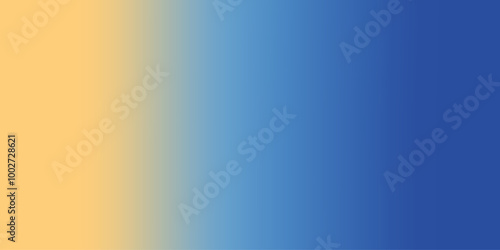 Soft color gradient background of sand brown and beach blue. Abstract blured background with gradient color
