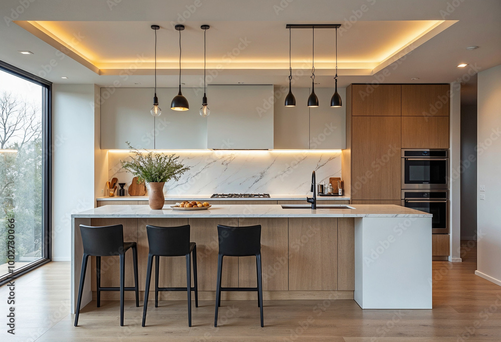 Obraz premium modern kitchen interior