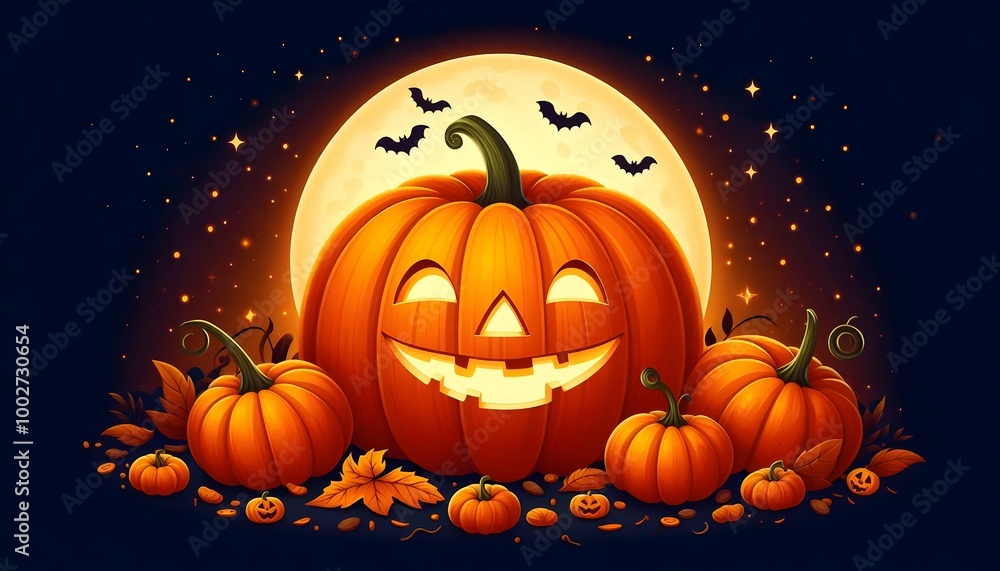 halloween pumpkin on a black background halloween pumpkin on a black background