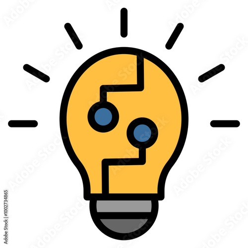 Innovation Icon Element For Design