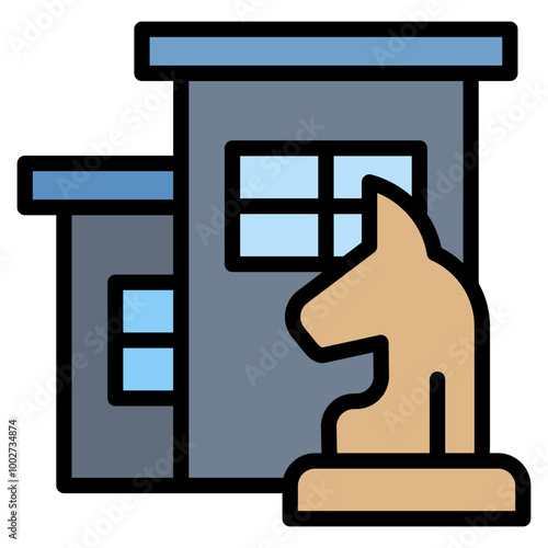 Corporate-Strategy Icon Element For Design