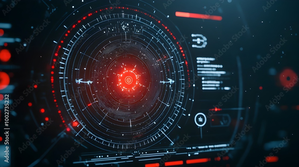 Obraz premium Close up view of a sophisticated radar system designed to detect track and monitor drones and other fast moving aerial targets