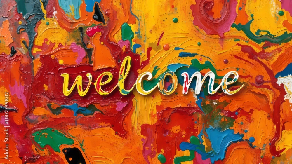 Vibrant abstract shapes and swirling colors create a mesmerizing animation featuring words for Vibrant abstract shapes and swirling colors create a mesmerizing animation featuring words for