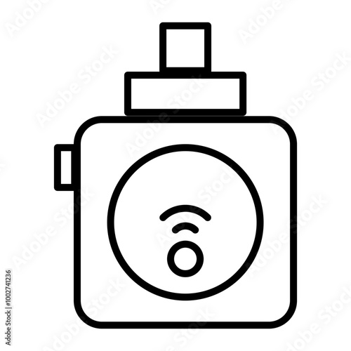 illustration of a electric cigarette