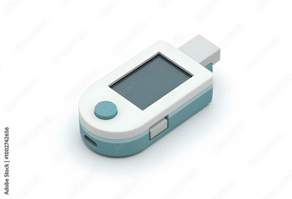 Glucometer 3D Illustration for uiux, web, app, presentation, etc
Glucometer 3D Illustration for uiux, web, app, presentation, etc