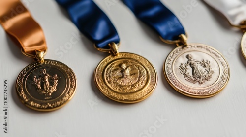 Gold, Silver, and Bronze Medals