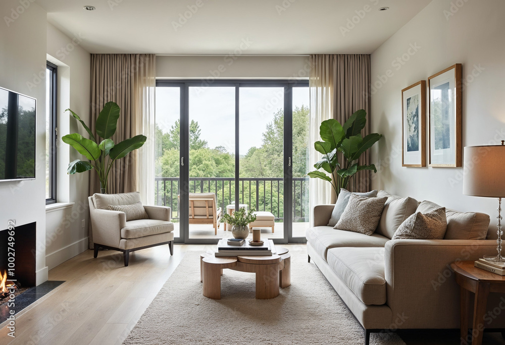 Fototapeta premium modern living room