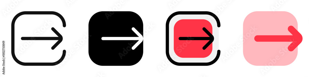 Editable vector logout exit icon. Part of a big icon set family. Perfect for web and app interfaces, presentations, infographics, etc Editable vector logout exit icon. Part of a big icon set family. Perfect for web and app interfaces, presentations, infographics, etc