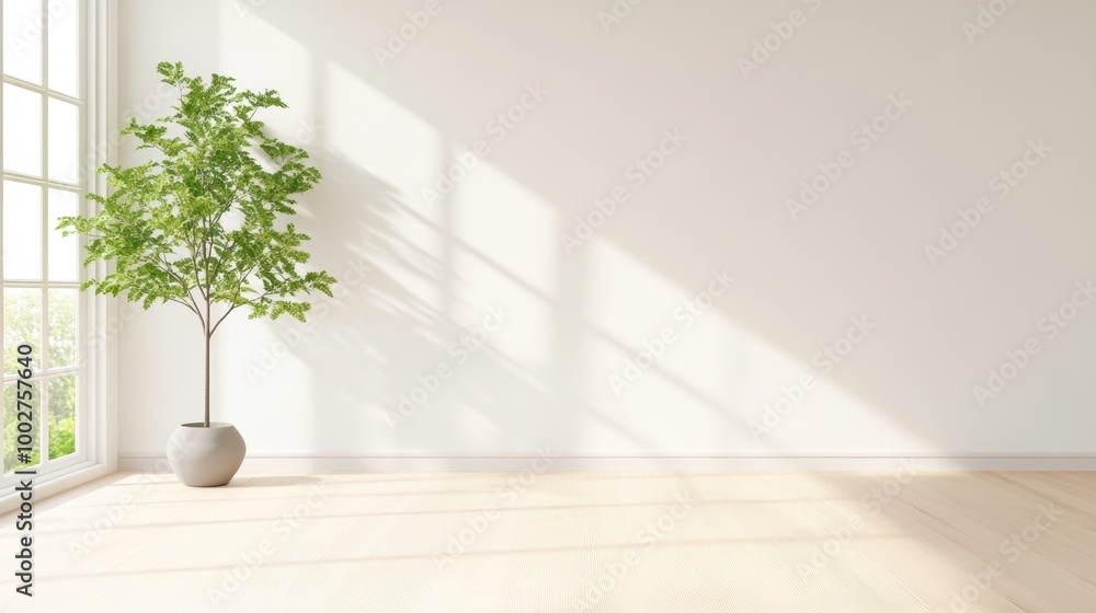 A spacious, airy room filled with natural light, showcasing a minimalist design aesthetic. A spacious, airy room filled with natural light, showcasing a minimalist design aesthetic.