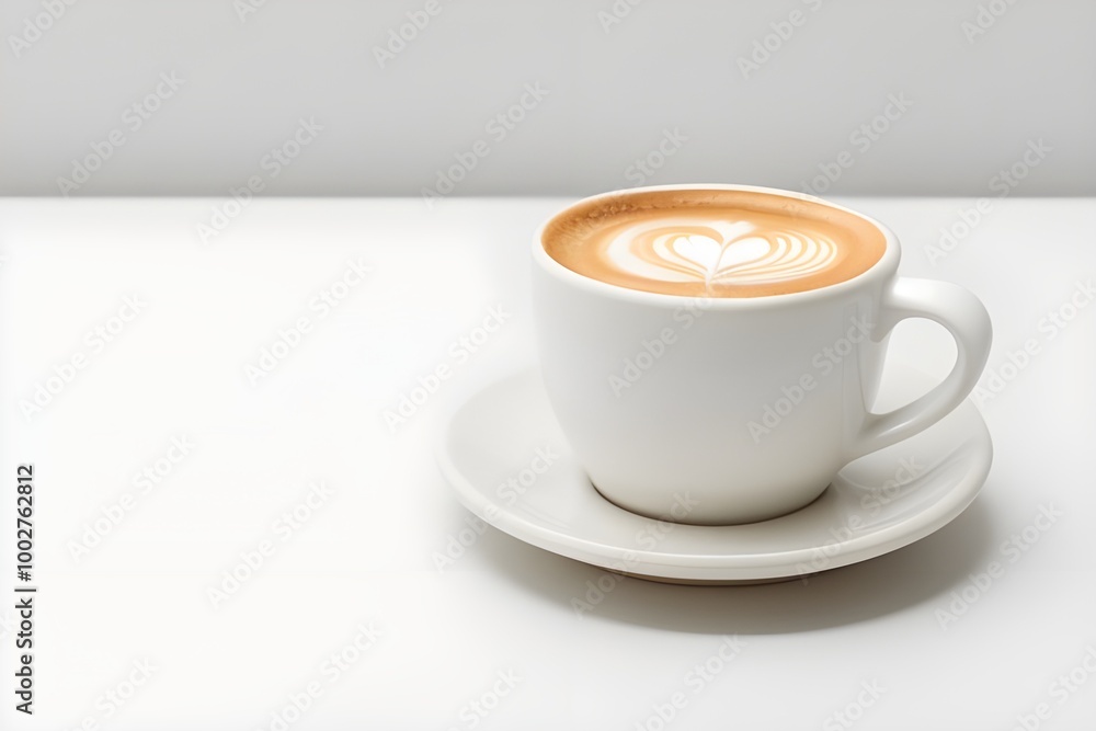 Fototapeta premium Pouring Condensed Milk into a Bowl Generative AI illustration