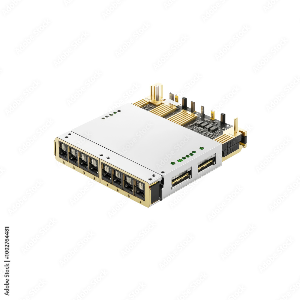 Network Interface Card with Multiple Ports and Connectors Network Interface Card with Multiple Ports and Connectors