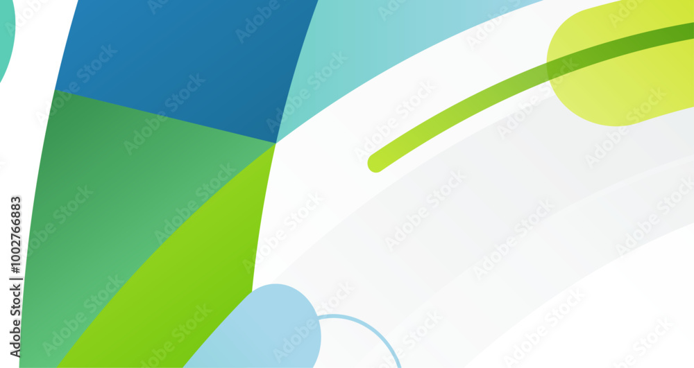 Fototapeta premium Abstract geometric shapes in soft colors, creating a balanced and harmonious visual composition