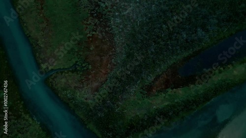 Aerial drone footage flying over Stikine Region