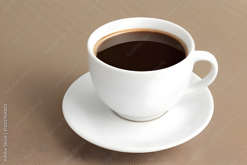 Pouring Condensed Milk into a Coffee Cup Generative AI illustration Pouring Condensed Milk into a Coffee Cup Generative AI illustration