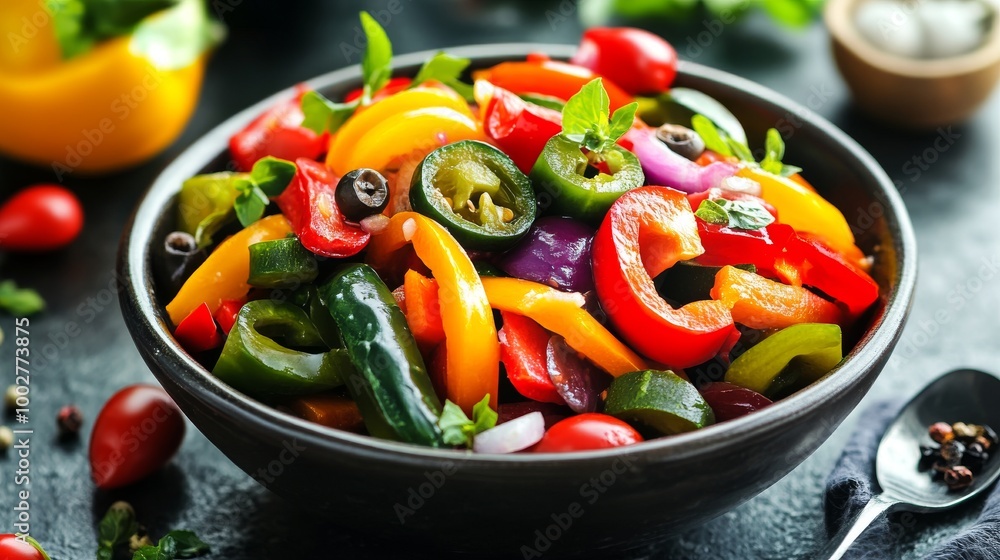 A bowl of colorful pickled veggies. They're good for you and taste great! A bowl of colorful pickled veggies. They're good for you and taste great!