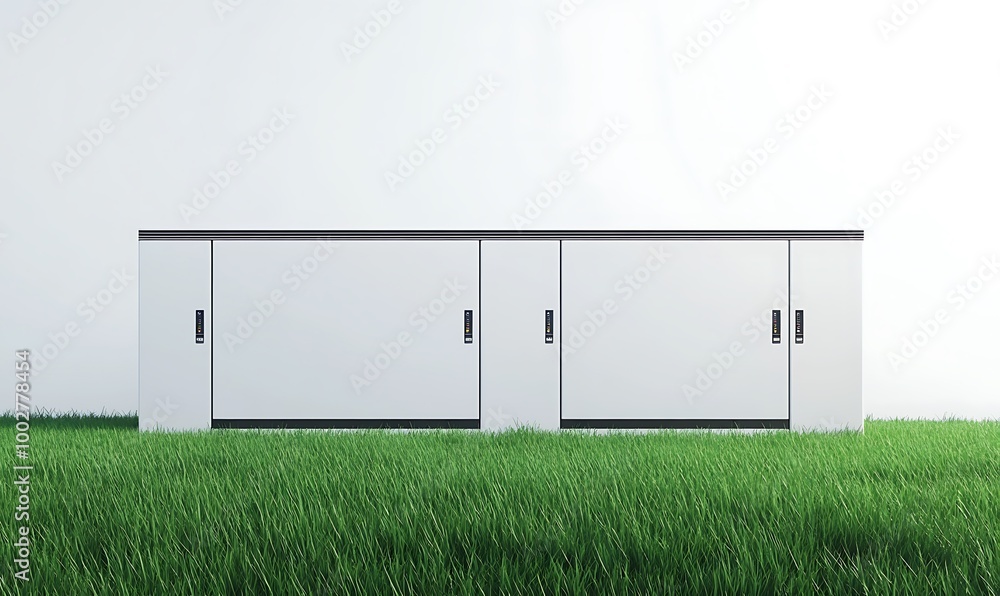 Modern Lockers in Green Field Modern Lockers in Green Field