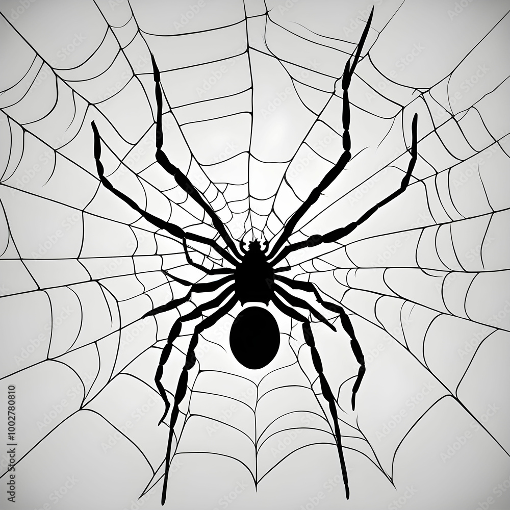 Obraz premium spider on web