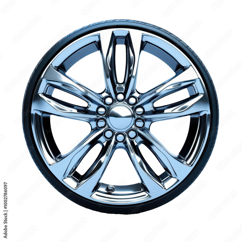 Obraz premium High-Performance Isolated Wheel Design
