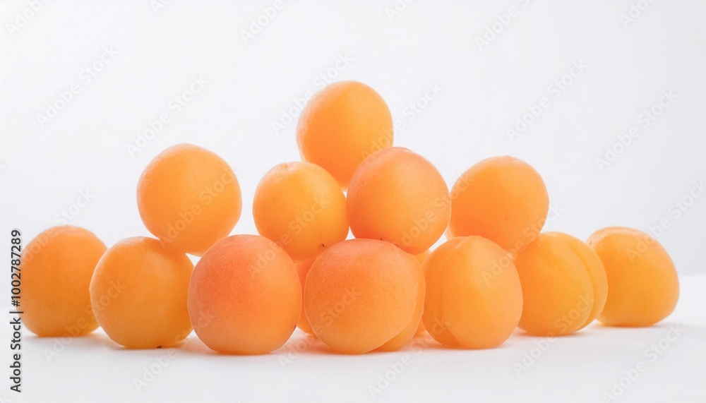 Apricot on white background. Apricot Fruit Isolated. Apricot on white background. Apricot Fruit Isolated.
