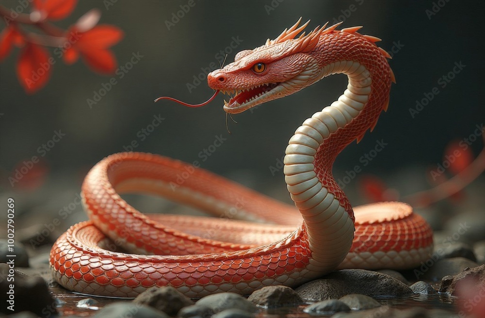 Fototapeta premium Feng shui year of the snake