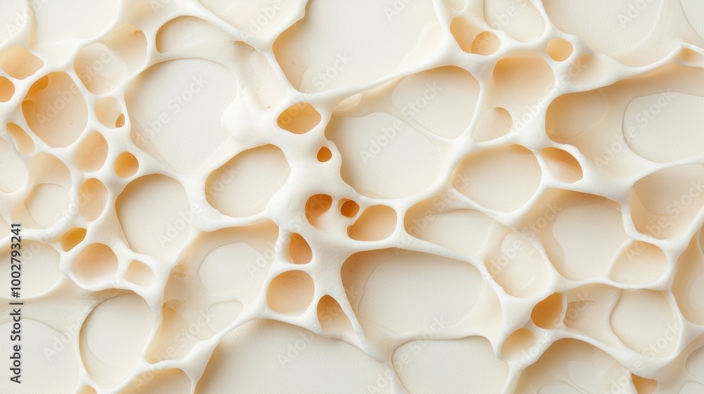 Abstract Creamy Texture with Organic Bubble Patterns Abstract Creamy Texture with Organic Bubble Patterns