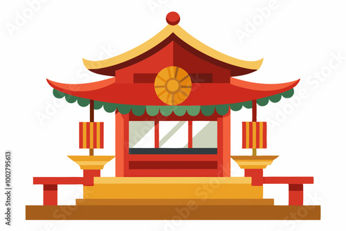 Illustration vector graphic of funny chinese new year