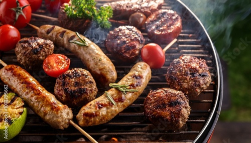 grilled meatballs and meatball varieties 