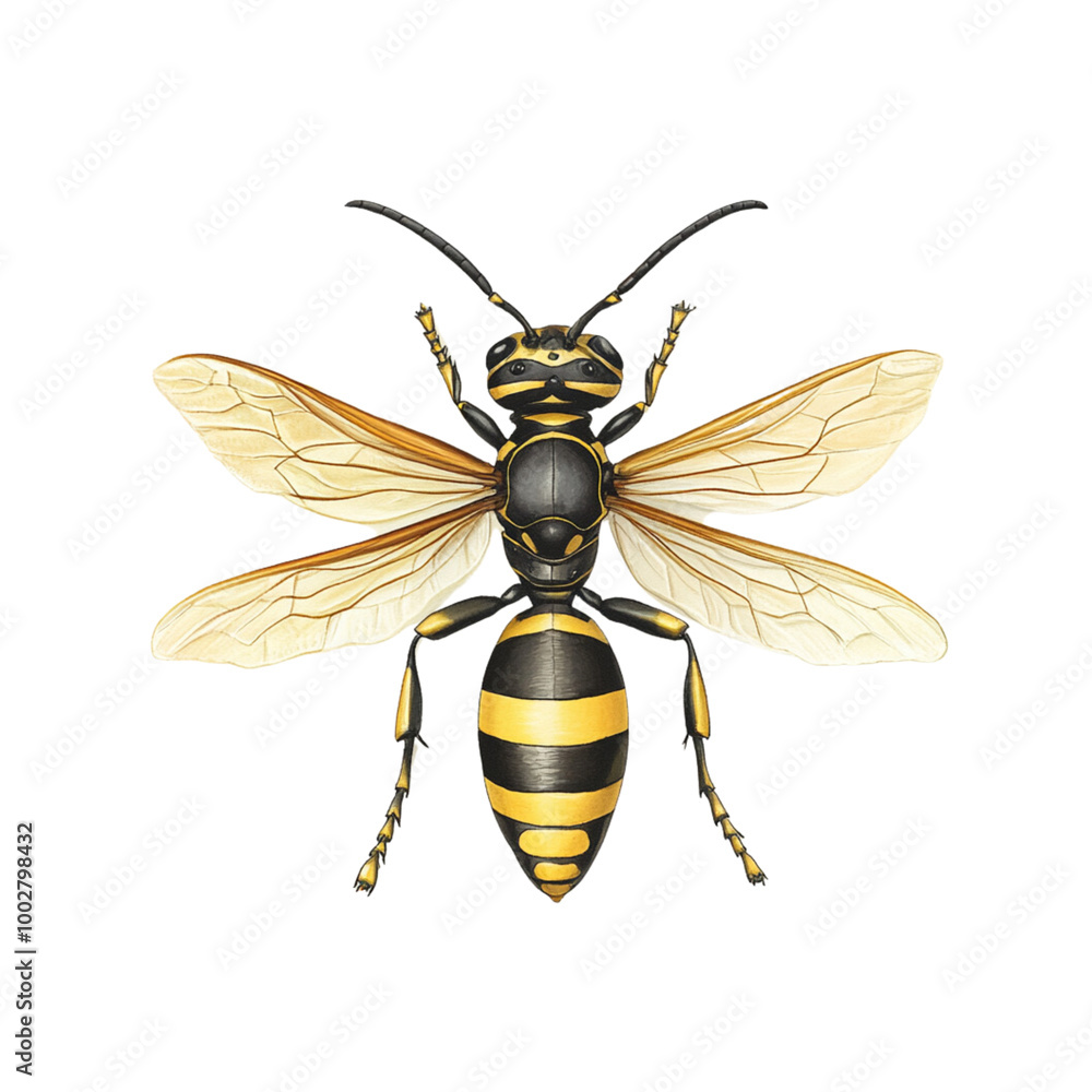 bee isolated on white bee isolated on white
