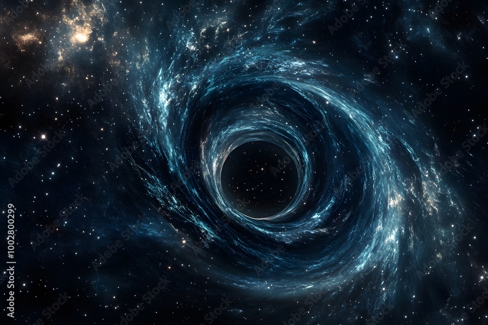 Obraz premium Black Hole in Space