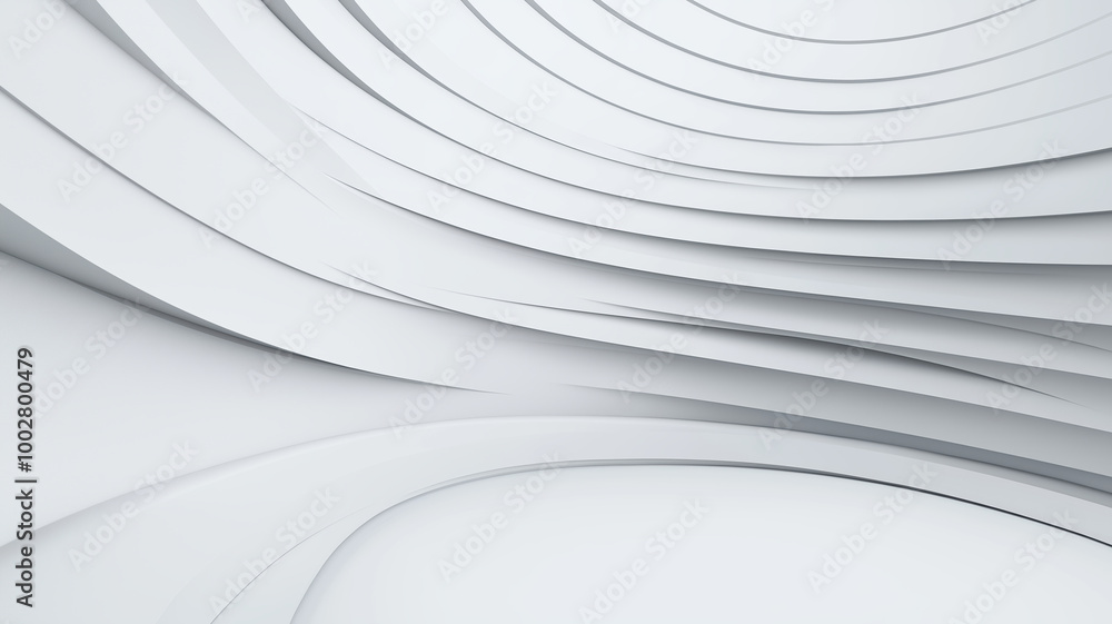 Obraz premium Simple business Background for Your Design Project with Light colors 3D Shapes and Lines
