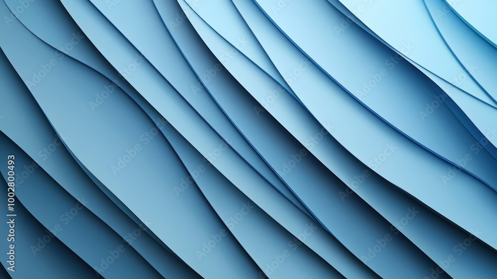 Obraz premium Simple business Background for Your Design Project with Light colors 3D Shapes and Lines