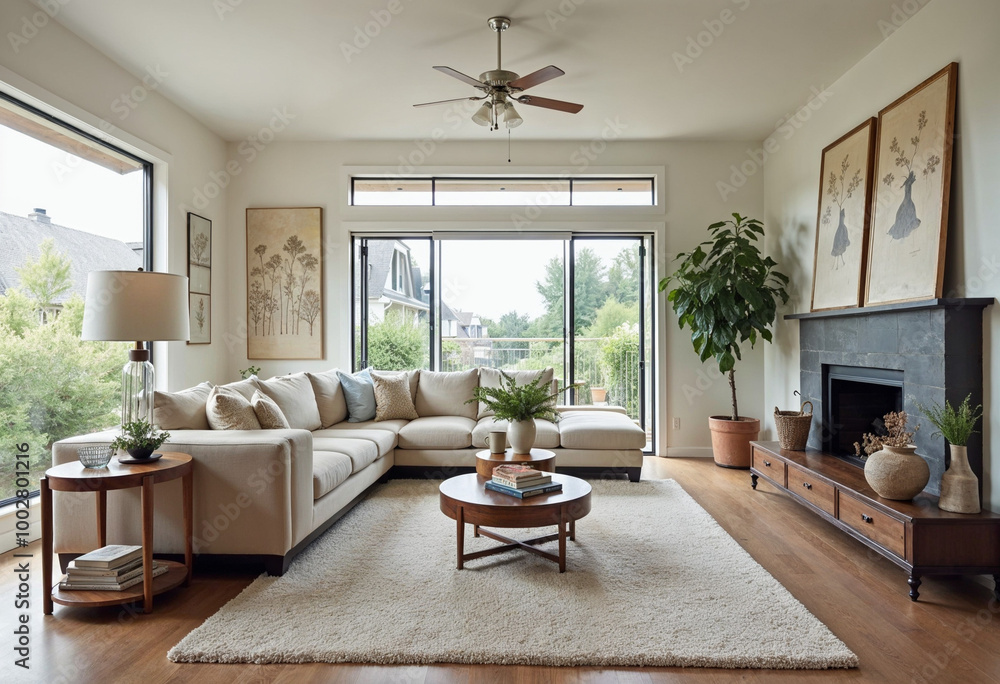 Fototapeta premium modern living room
