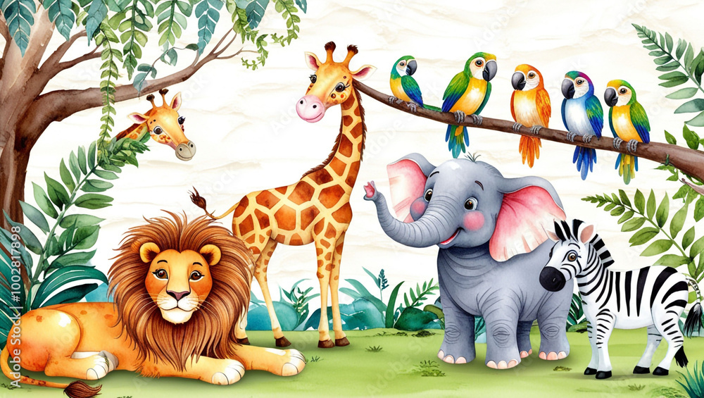 Fototapeta premium animals in the wild