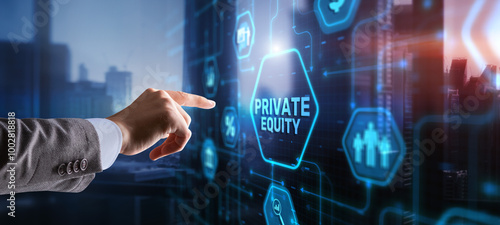 Εκτύπωση καμβά Private equity investment business concept