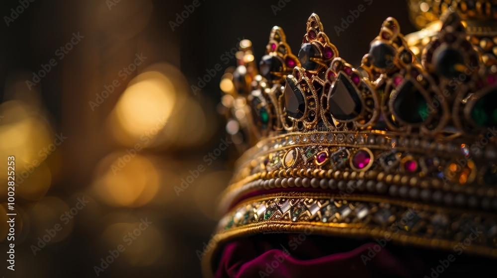 Fototapeta premium Traditional Thai headdresses, known as 