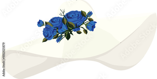 Kentucky derby hats clipart or illustration isolated on a transparent background