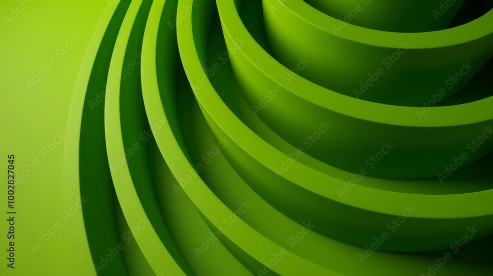 custom made wallpaper toronto digitalAbstract green spiral pattern background.