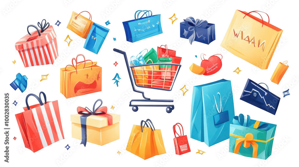 Shopping wish list icons for Black Friday and Holiday shopping promotions, PNG file, isolated on white, transparent background. Shopping wish list icons for Black Friday and Holiday shopping promotions, PNG file, isolated on white, transparent background.
