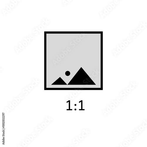 Videos / Images - Aspect ratio icons 