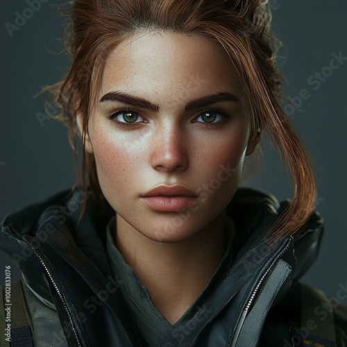 Realistic 3D character models for video game development