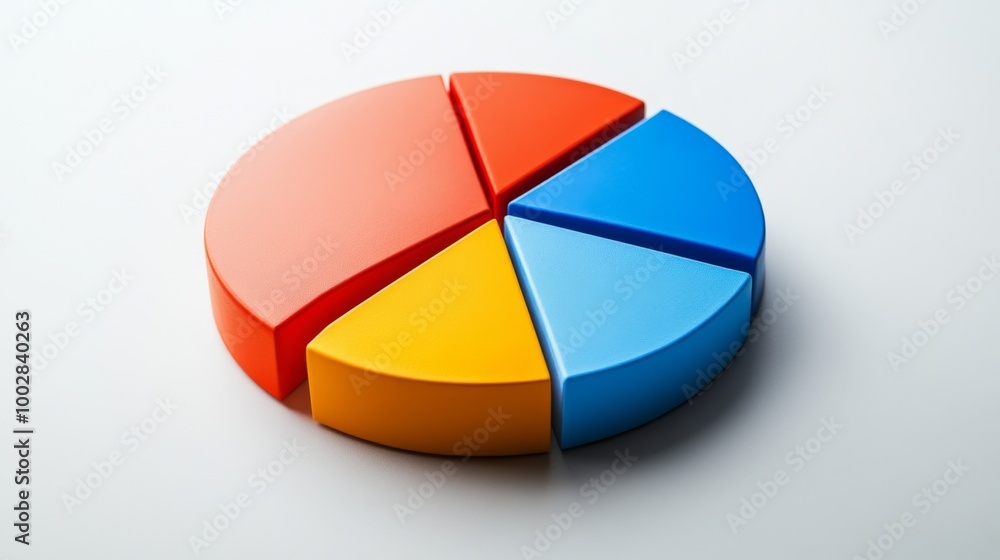 A simple, clear pie chart illustrating household financial planning, with different categories for savings, bills, and leisure, presented on a clean white surface. A simple, clear pie chart illustrating household financial planning, with different categories for savings, bills, and leisure, presented on a clean white surface.