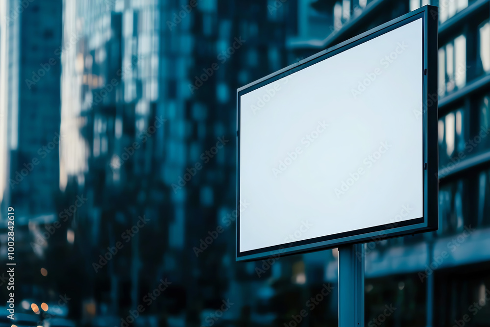 White billboard mockup on a busy roadside next to a shopping mall, cars and pedestrians passing by, white horizontal billboard mockup roadside, retail advertising space White billboard mockup on a busy roadside next to a shopping mall, cars and pedestrians passing by, white horizontal billboard mockup roadside, retail advertising space