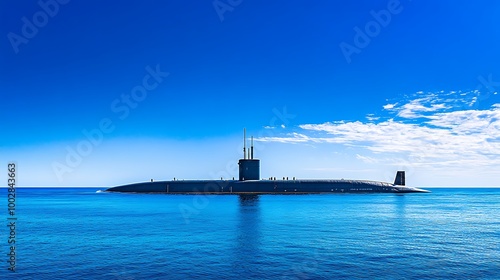 Submarine on a Clear Blue Day