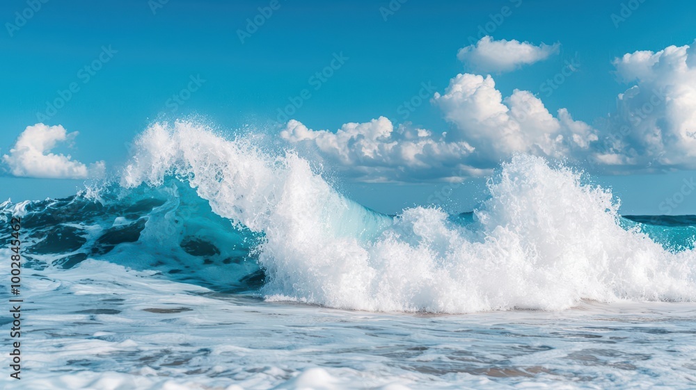 Massive ocean wave illuminated by the sun, capturing both the beauty and strength of water in motion sunlit wave, ocean strength Massive ocean wave illuminated by the sun, capturing both the beauty and strength of water in motion sunlit wave, ocean strength