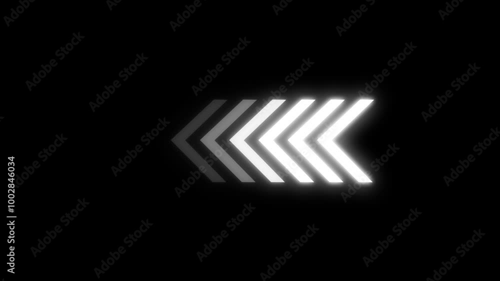 Abstract Directional Arrows Animation. Abstract Directional Arrows Animation.