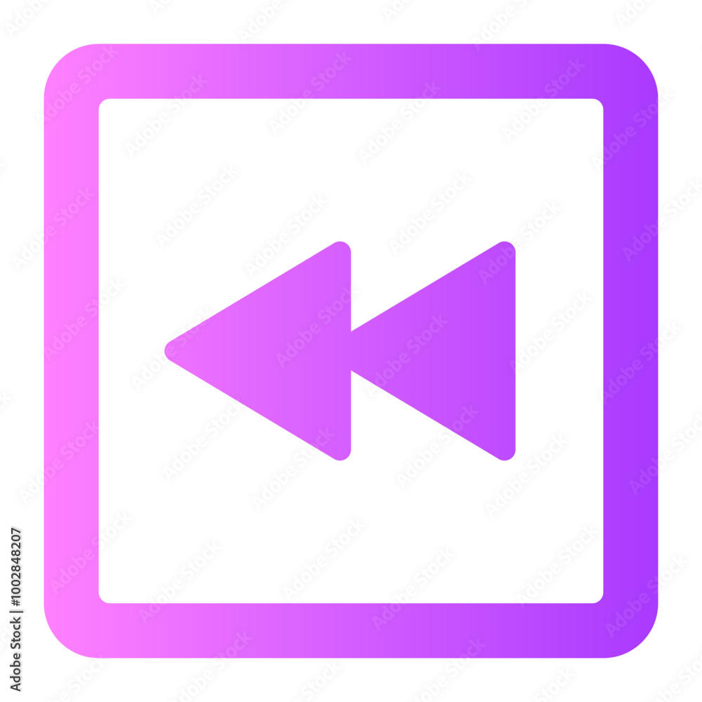 backward button gradient icon backward button gradient icon