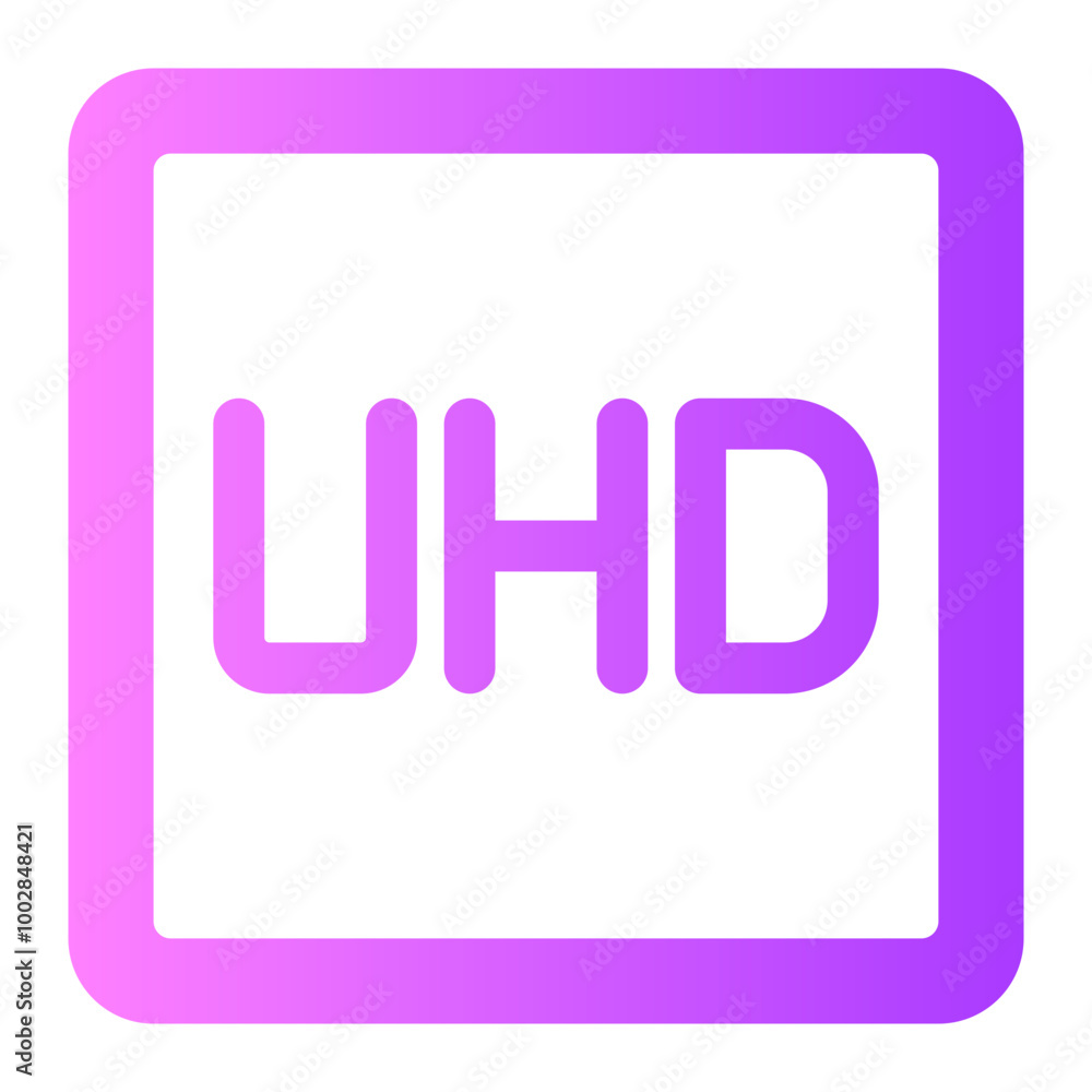 uhd gradient icon uhd gradient icon